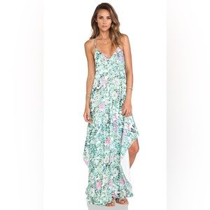 Lovers + Friends maxi dress Lovers and Friends Curacao Slip Dress in Island Hop